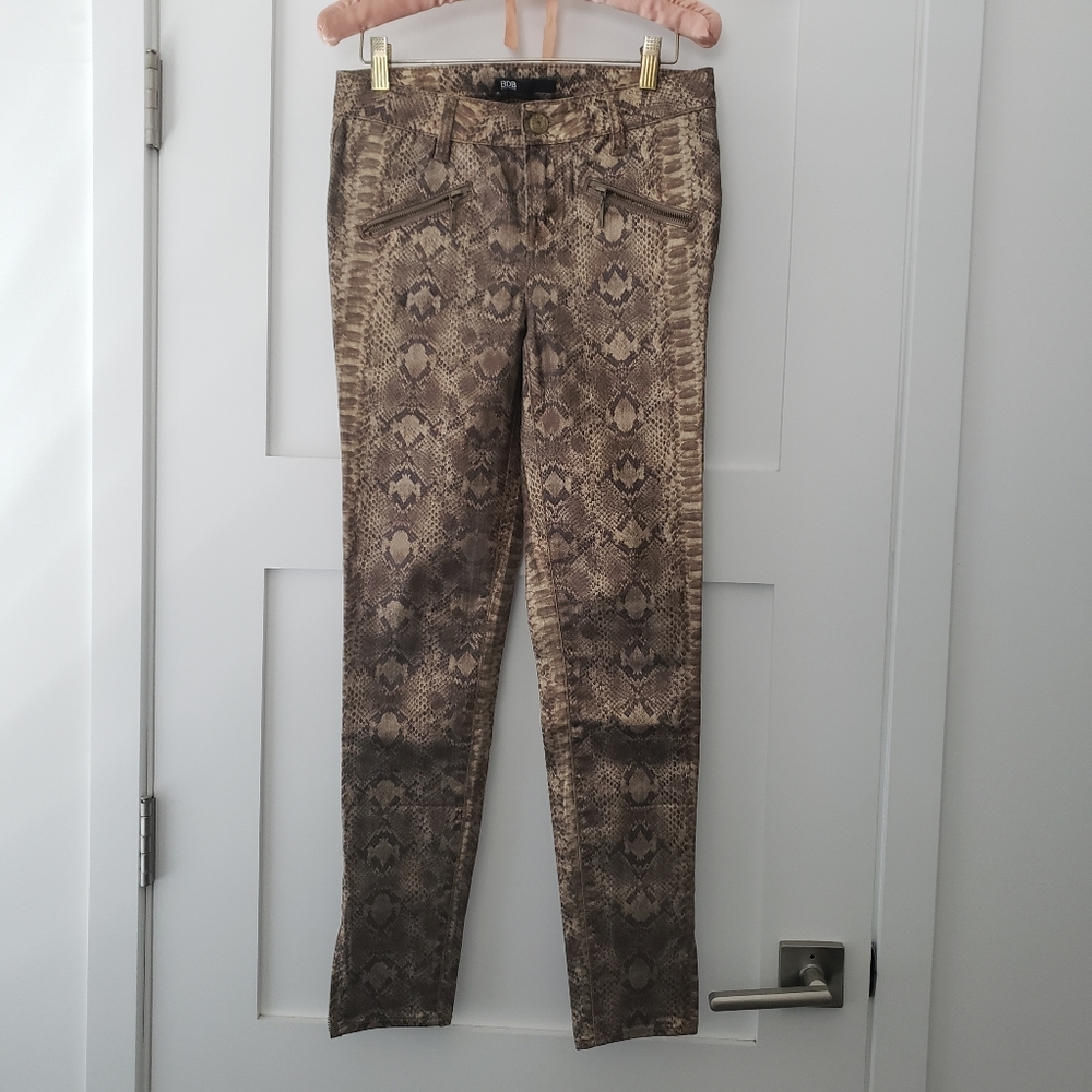DAVID BITTON Snake print pant